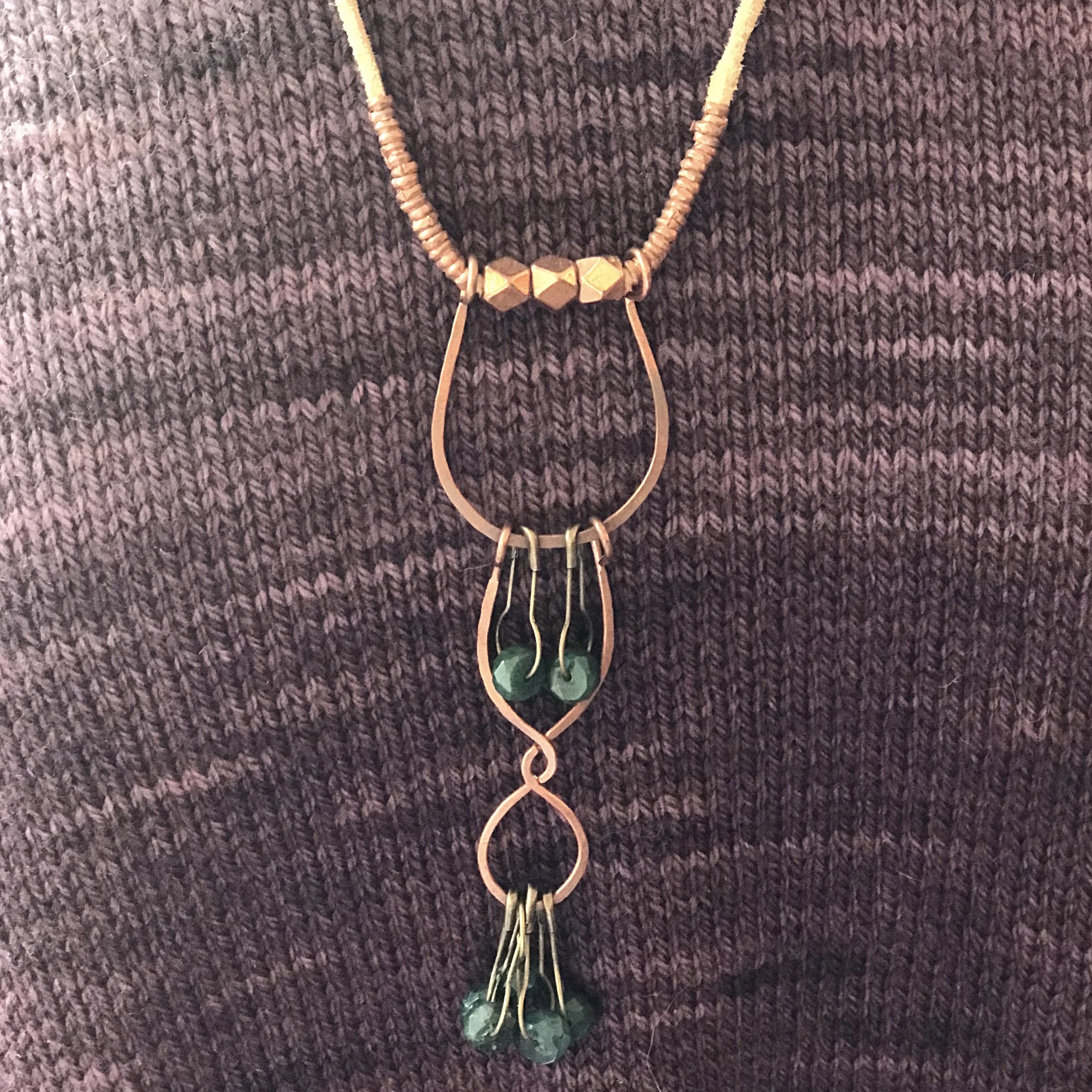 stitch marker necklace